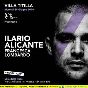 28 06 2016 VILLATITILLA ILARIO ALICANTE OPENING PARTY