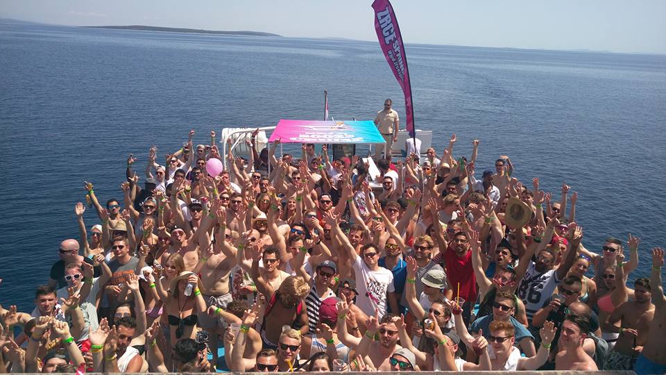 boat party zrce spring break croatia