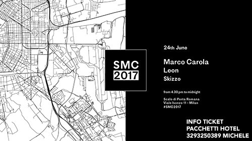 MARCO CAROLA SOCIAL MUSIC CITY 24 GIUGNO 2017 TICKET PACCHETTI HOTEL