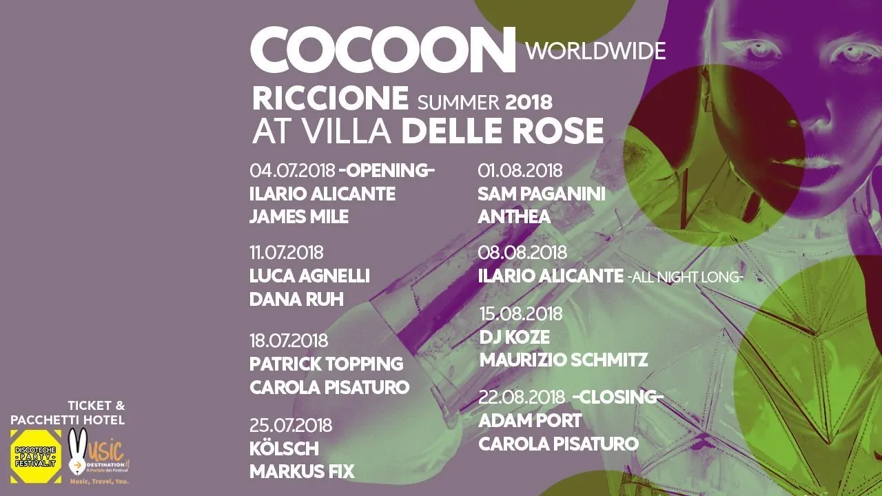 Cocoon Villa Delle Rose Riccione 2018