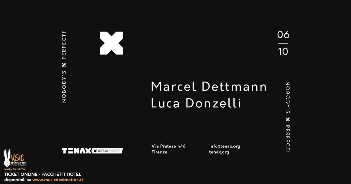 Marcel Dettmann Tenax Firenze 06 Ottobre 2018 Ticket Pacchetti Hotel