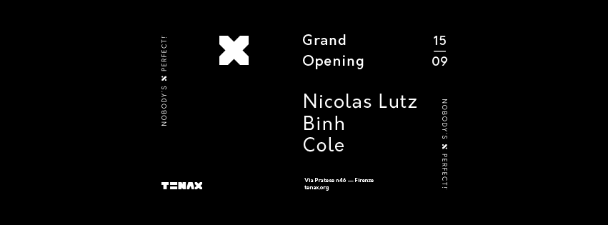 Tenax Firenze Opening Party 15 Settembre 2018