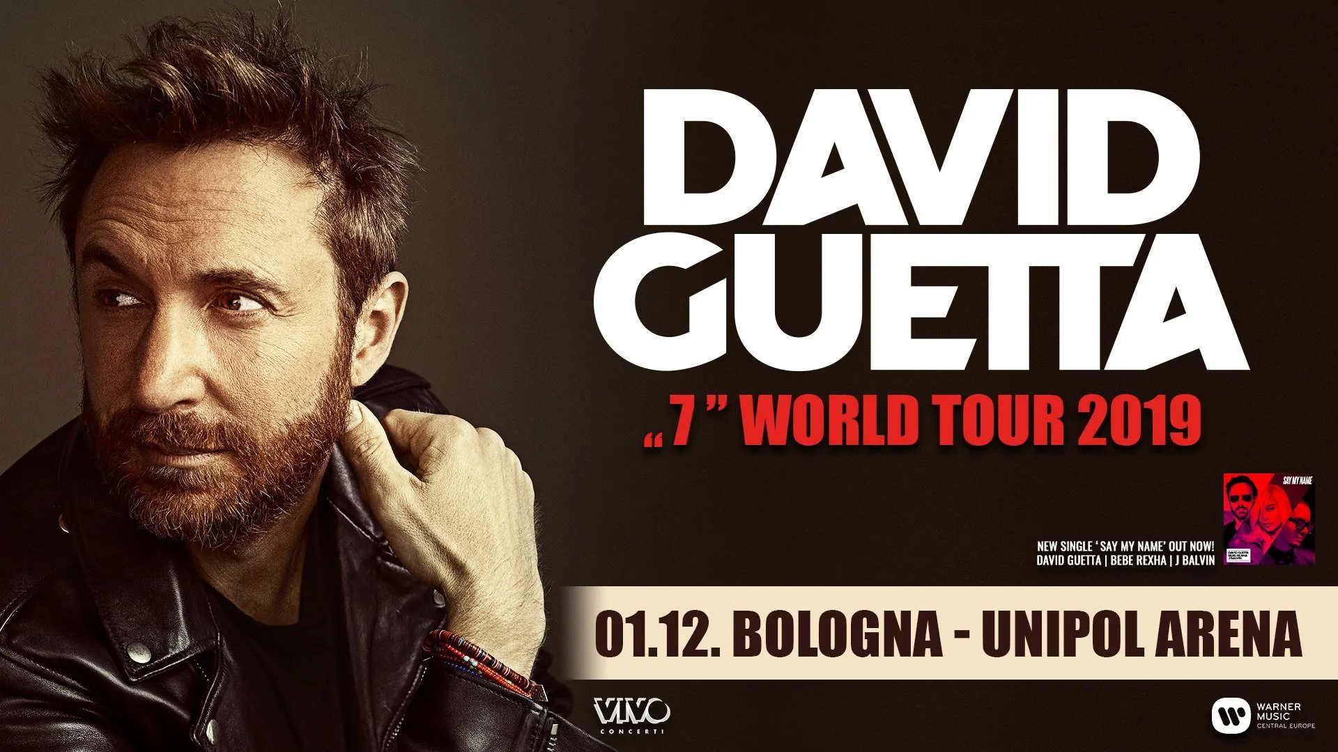 David Guetta Unipol Arena Bologna 01 Dicembre 2019