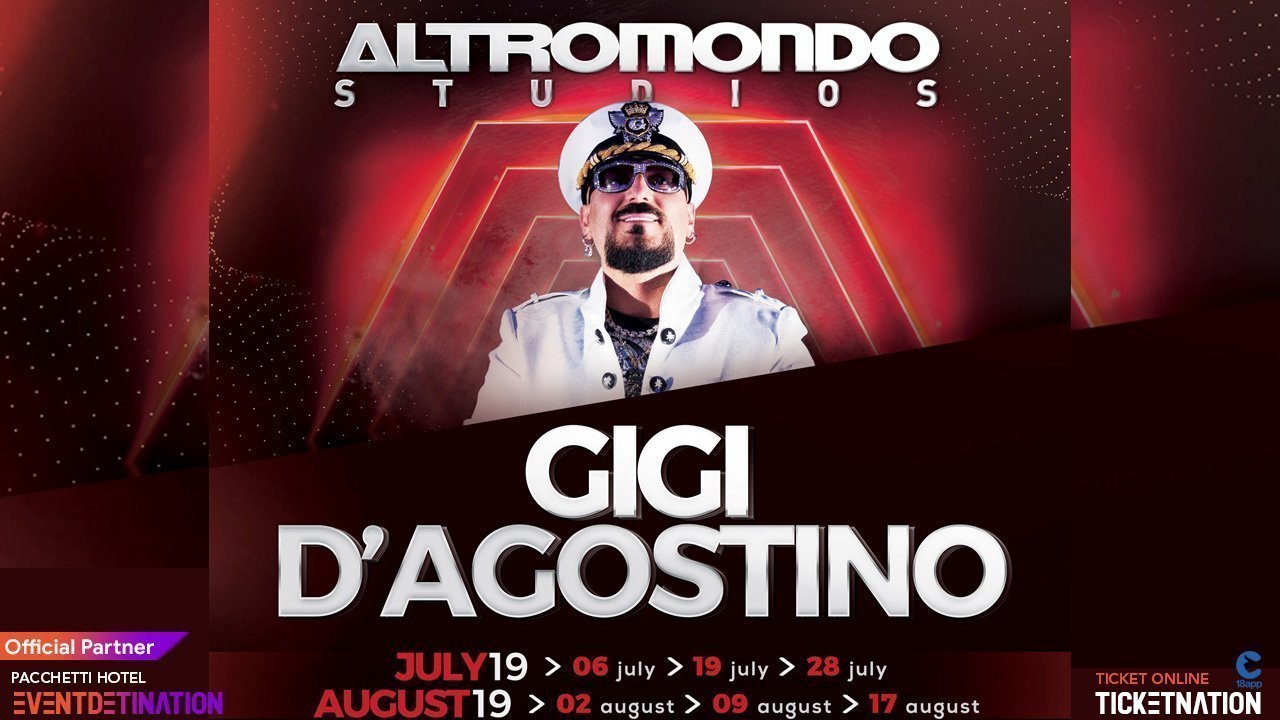 Gigi D'agostino Altromondo Studios 2019